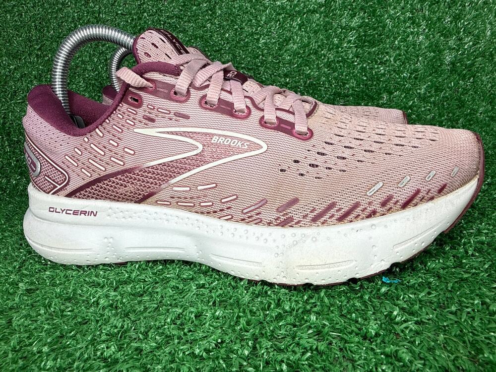 Brooks Glycerin 20 Womens Running Shoes Purple Athletic Sneakers Size 8